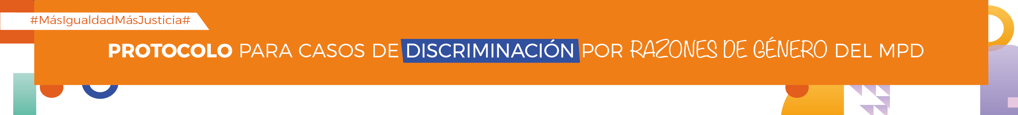Protocolo para casos de discriminación por género