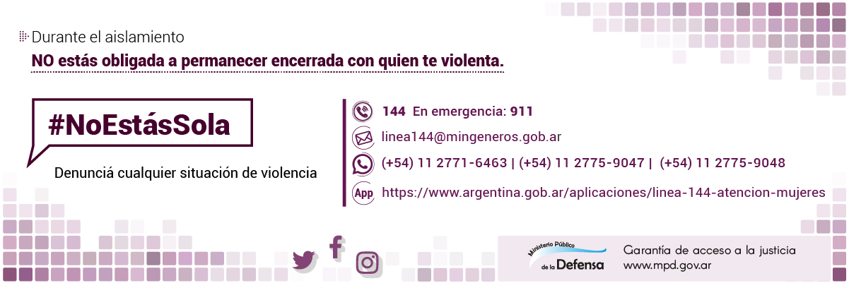 Placa 2 CAMPAÑA #NoEstásSola